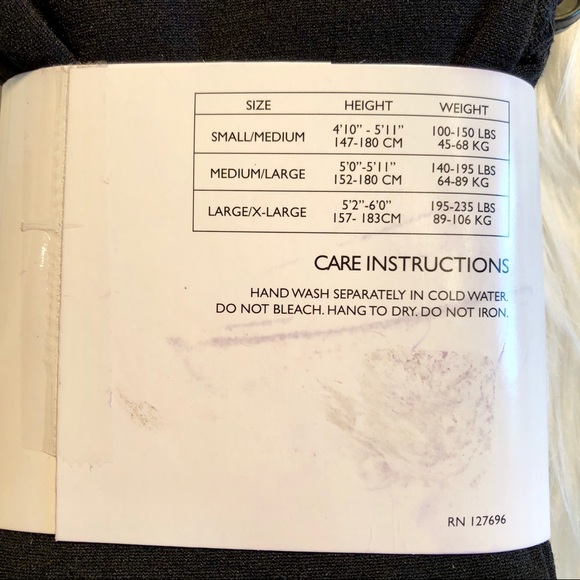 NINE WEST Fleece Lined Footless Tights Leggings - Picture 6 of 8